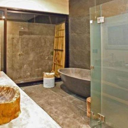 Cement bathroom